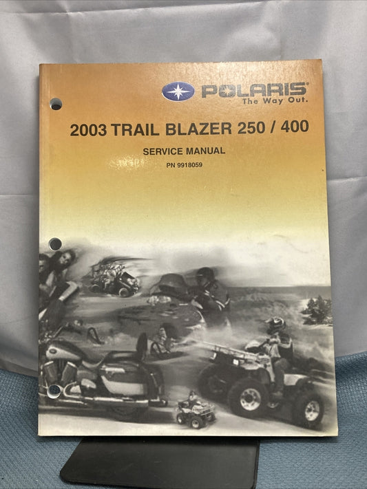 NEW POLARIS 9918059 TRAIL BLAZER 250/400 SERVICE MANUAL 2003