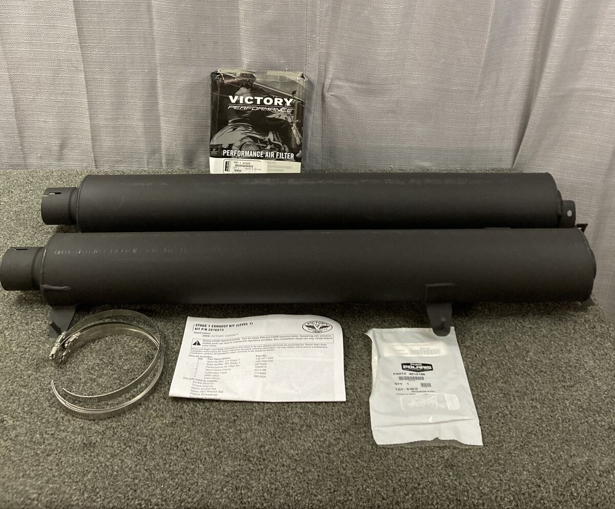 NEW GENUINE VICTORY 2876873 EXHAUST KIT, STAGE 1, VISION L1 2008