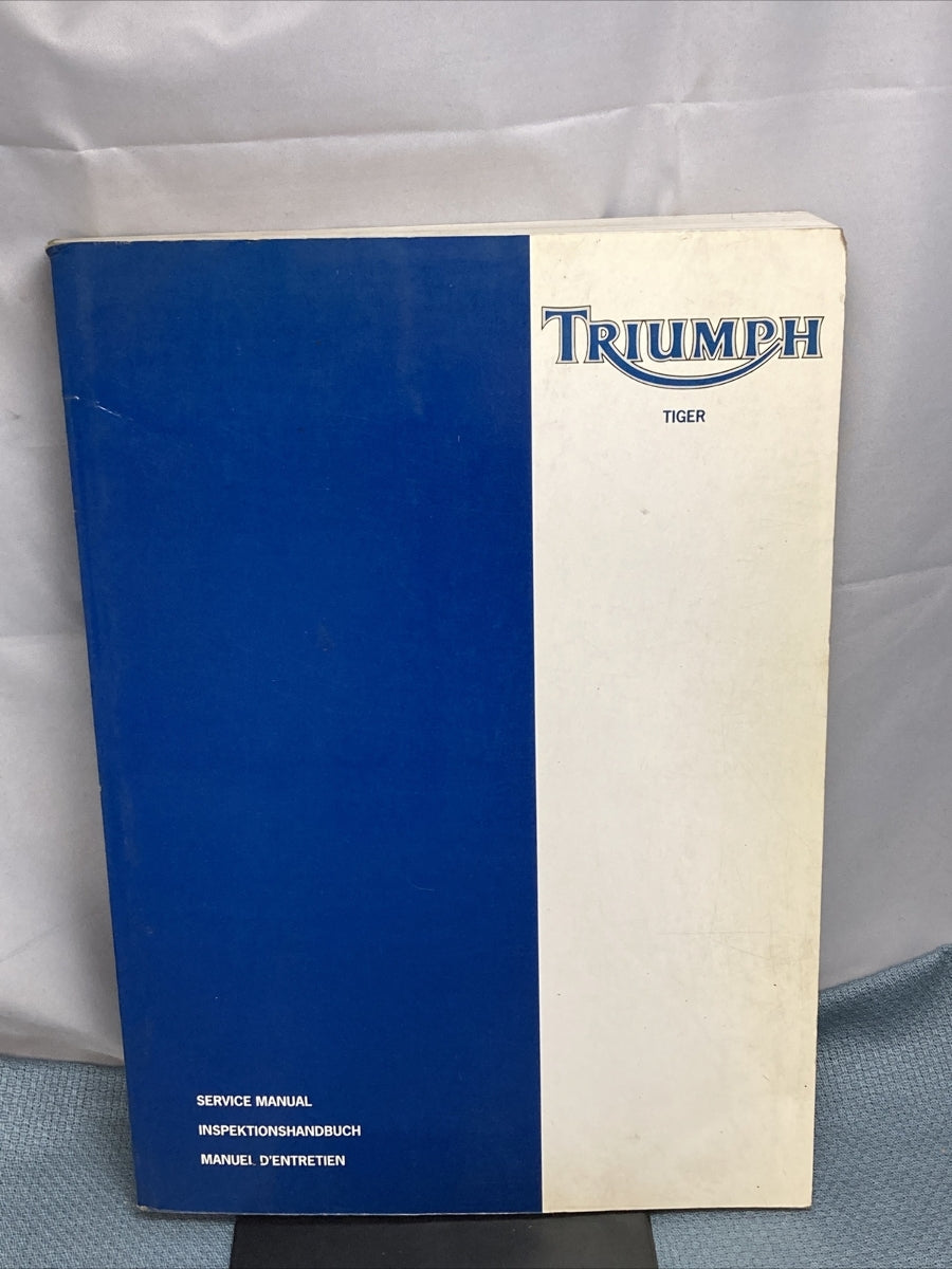 NEW TRIUMPH 3850775 TIGER SERVICE MANUAL ISSUE 1, 03.99