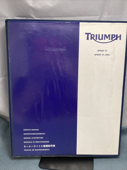NEW TRIUMPH 3856070 SPRINT ST (ABS) SERVICE MANUAL ISSUE 3, 07.2006