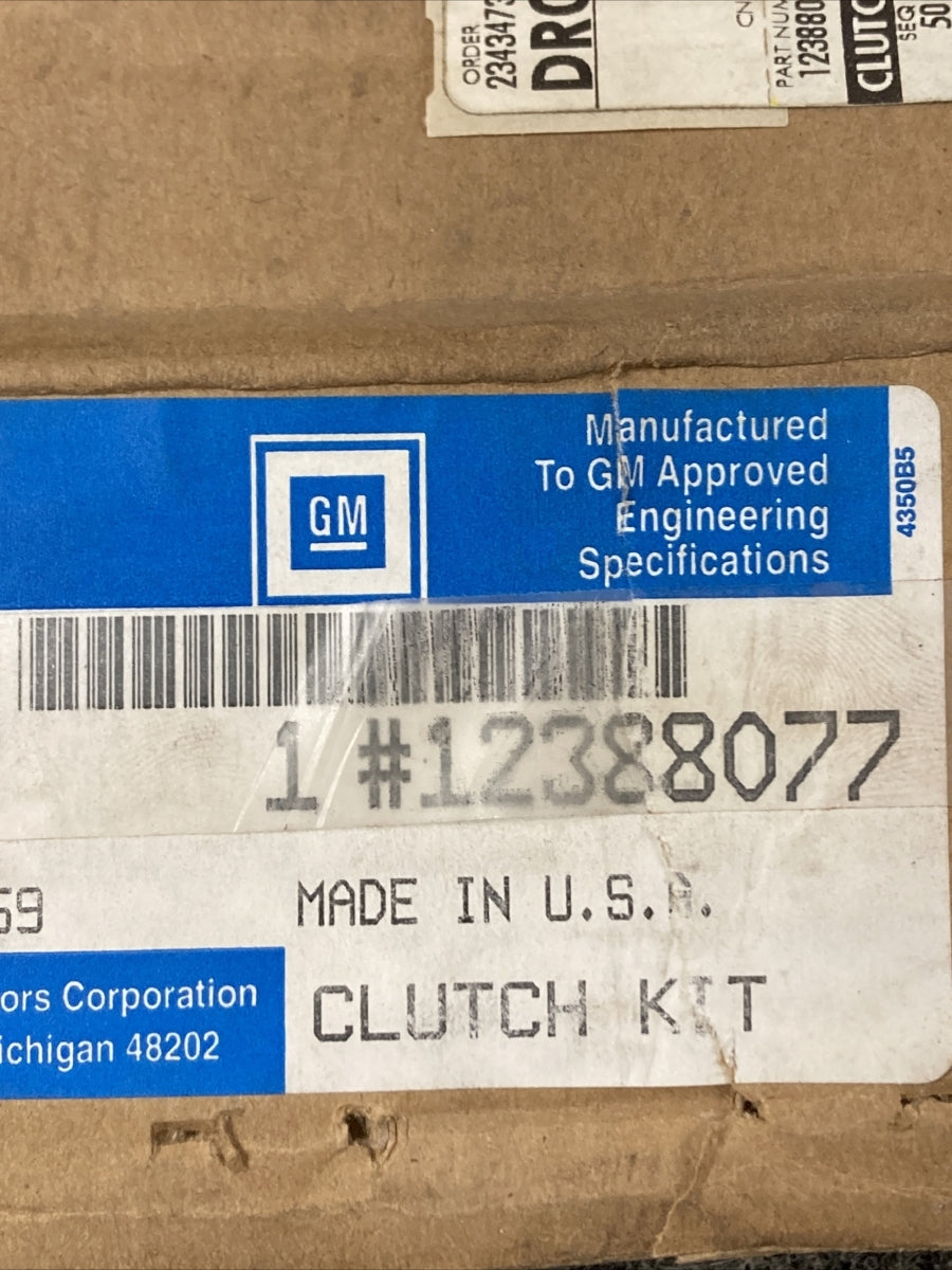 NEW GENUINE GM 12388077 CLUTCH KIT, ENGINE W/COVER GR 0.859