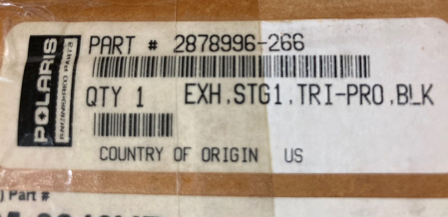 NEW GENUINE VICTORY 2878996-266 STAGE 1 TRI-PRO EXHAUST