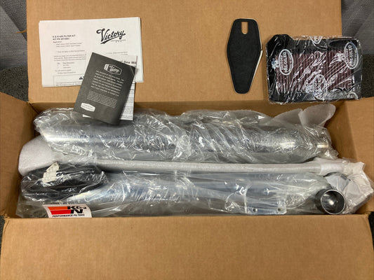 NEW GENUINE VICTORY 2874083 STAGE 1 SLASH CUT EXHAUST