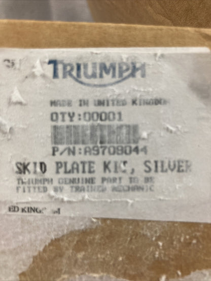 NEW GENUINE VICTORY TRIUMPH A9709044 SKID PLATE KIT, SILVER