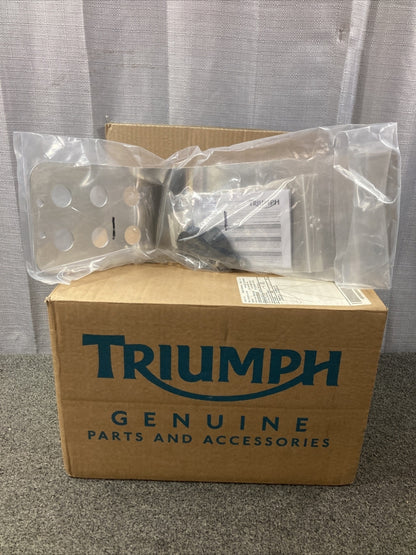 NEW GENUINE VICTORY TRIUMPH A9709044 SKID PLATE KIT, SILVER