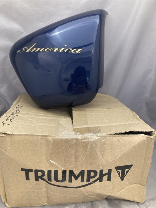 NEW GENUINE VICTORY TRIUMPH T2309400-JI SIDEPANEL, RH, BLU + DECAL
