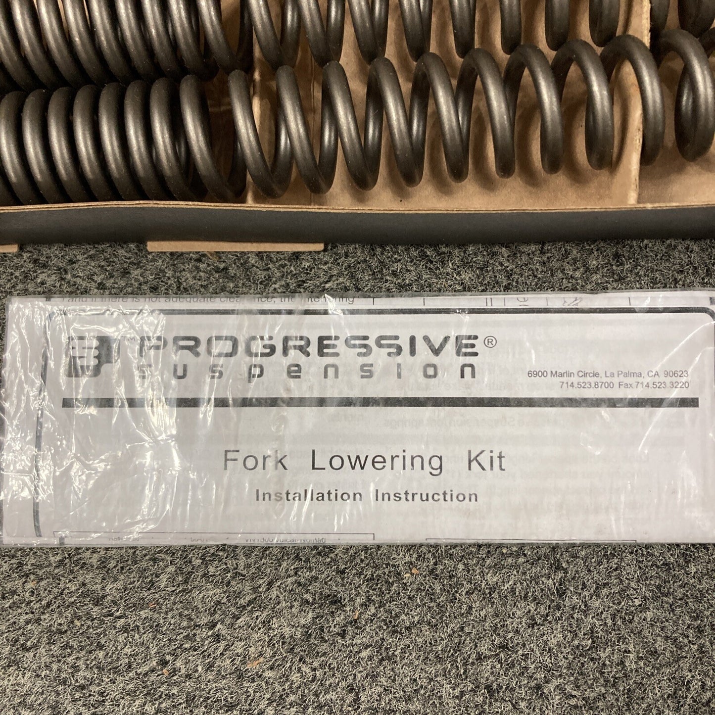NEW PROGRESSIVE SUSPENSION PS0-1564 Fork Lowering Kit