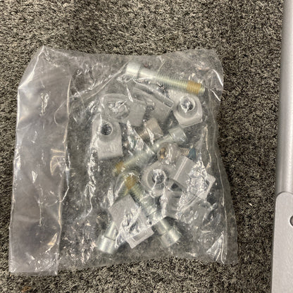 NEW GENUINE POLARIS 2875025-385 SADDLEBAG BRACKETS, BD, SILVER KINGPIN