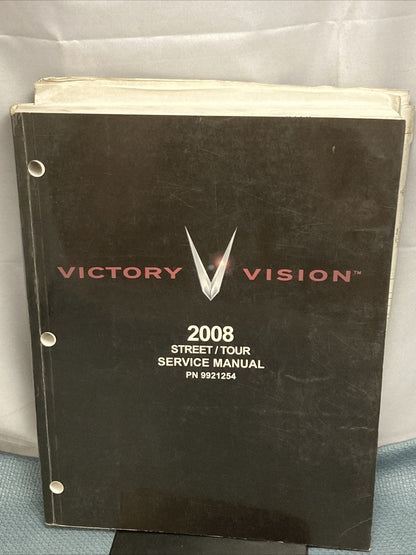 NEW GENUINE VICTORY 9921254 VISION STREET/TOUR SERVICE MANUAL 2008