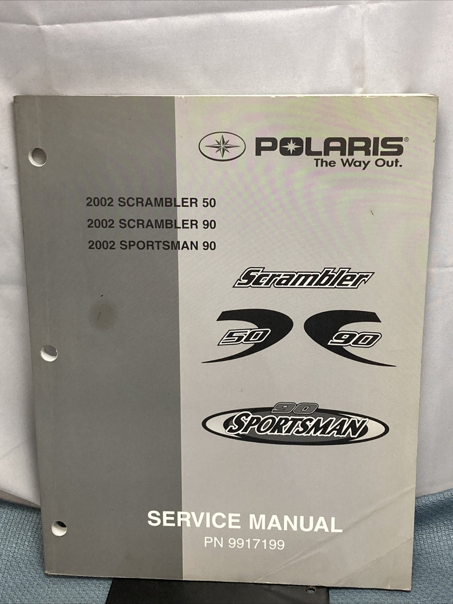 NEW GENUINE POLARIS 9917199 SCRAMBLER/SPORTSMAN SERVICE MANUAL 2002