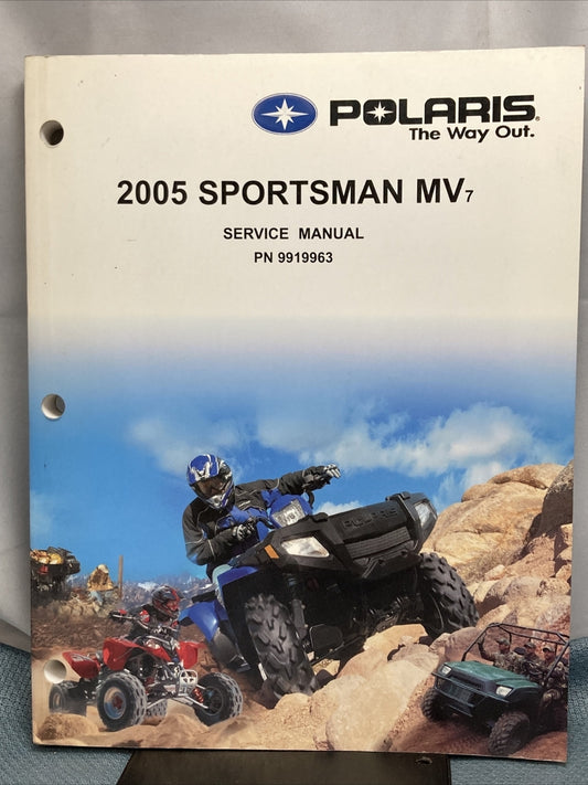 NEW GENUINE POLARIS 9919963 SPORTSMAN MV7 SERVICE MANUAL 2005