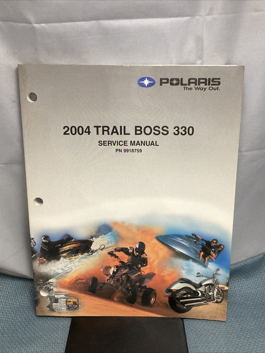 NEW GENUINE POLARIS 9918759 TRAIL BOSS SERVICE MANUAL 2004