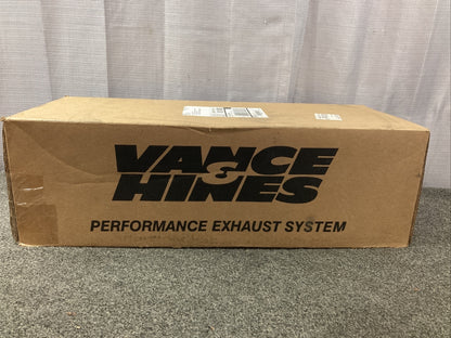 NEW GENUINE VANCE & HINES 16716 3" Eliminator Slip-On Mufflers Harley 18-23