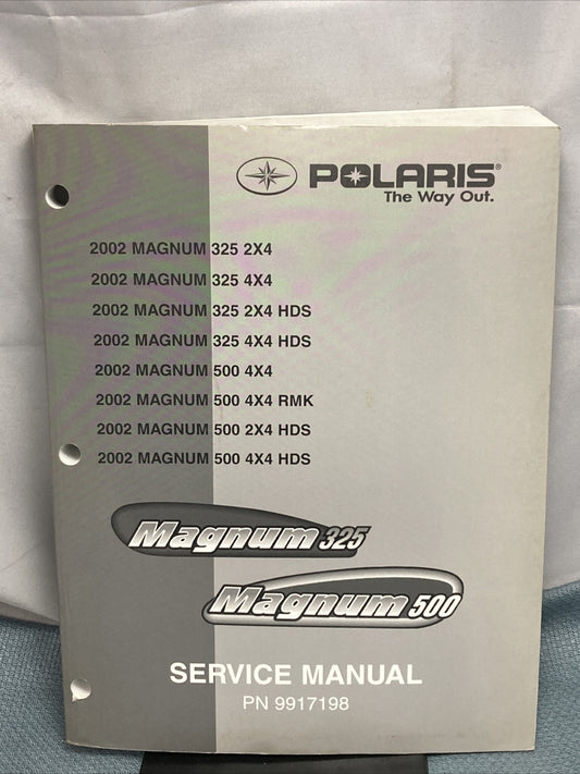 NEW GENUINE POLARIS 9917198 MAGNUM 325/500 SERVICE MANUAL 2002