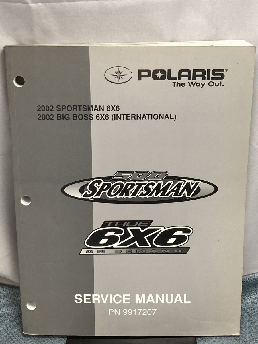NEW GENUINE POLARIS 9917207 SPORTSMAN/BIG BOSS SERVICE MANUAL 2002