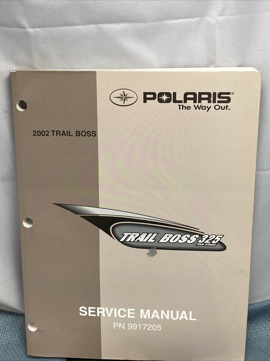 NEW GENUINE POLARIS 9917205 TRAIL BOSS 325 FOUR STROKE SERVICE MANUAL 2002