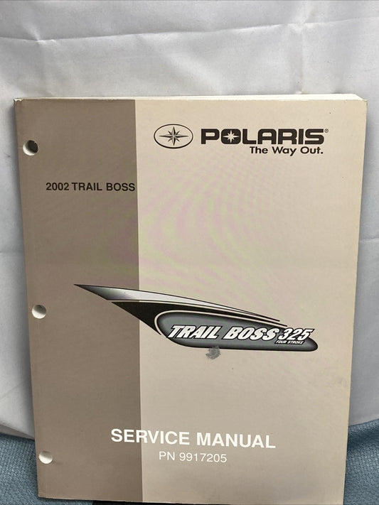 NEW GENUINE POLARIS 9917205 TRAIL BOSS 325 FOUR STROKE SERVICE MANUAL 2002