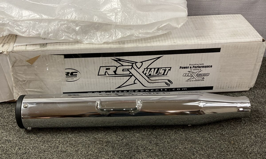 NEW GENUINE RC XHAUST RCX224C-22E SLIP ON EXHAUST 2018 & UP HD HERITAGE RIVAL