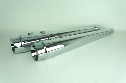 NEW GENUINE DNA SPECIALTY M-TP-1005 CHROME SLIP ON MEGAPHONE MUFFLERS
