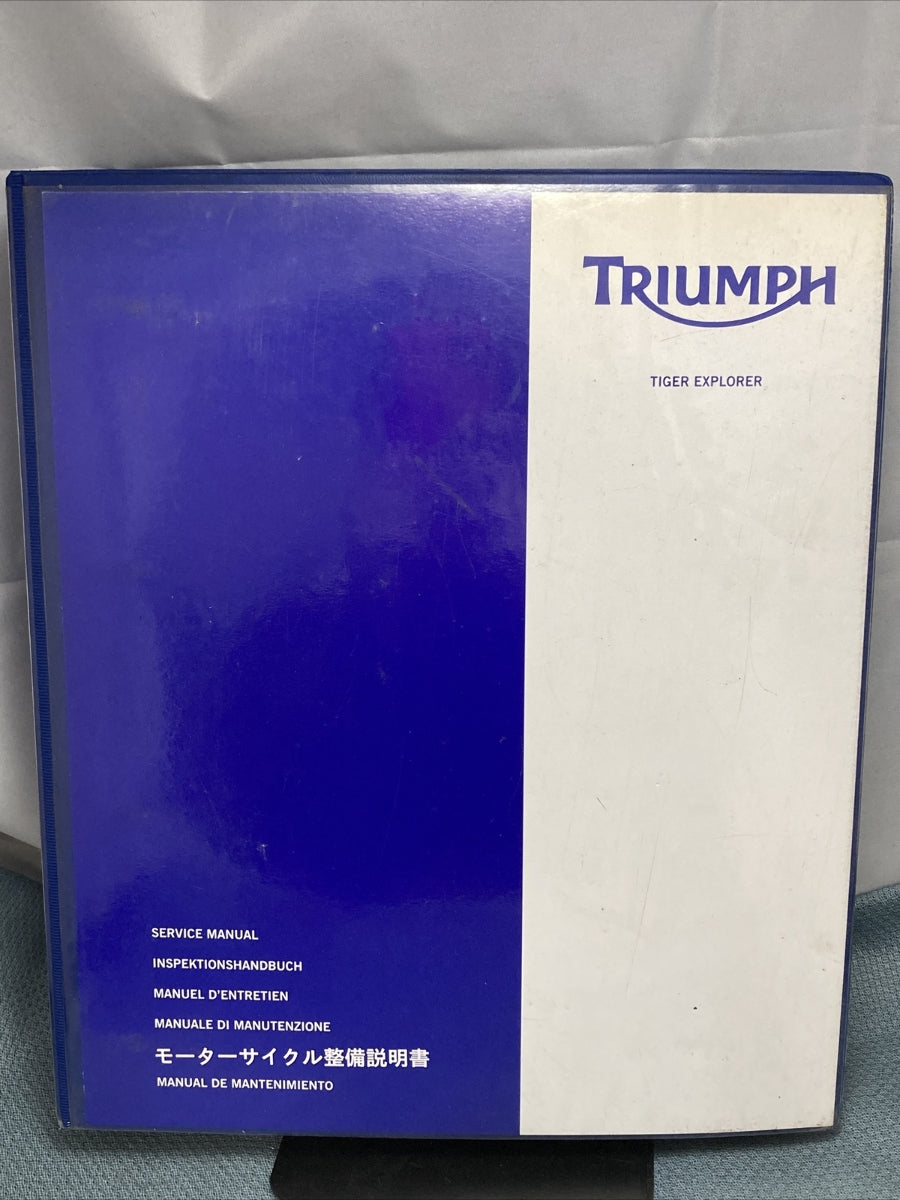 NEW TRIUMPH T3852795 TIGER EXPLORER SERVICE MANUAL ISSUE 1, 03.2012