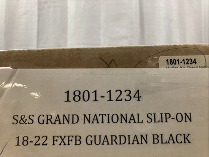 NEW S&S 1801-1234 Grand National Slip-Ons Guardian Black
