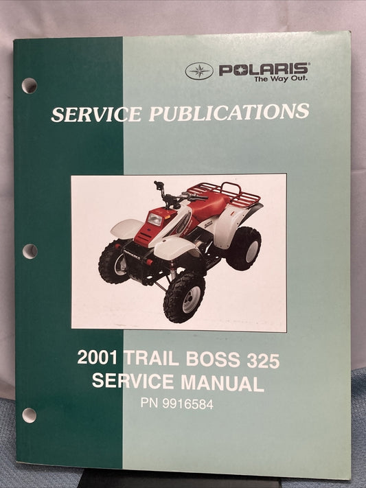 NEW GENUINE POLARIS 9916584 TRAIL BOSS 325 SERVICE MANUAL 2001