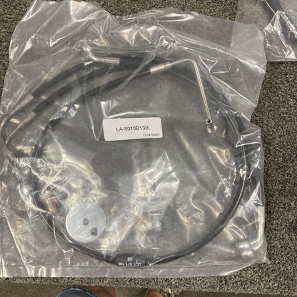 NEW GENUINE DRAG SPECIALITIES 0610-1191 BL VINYL BRAIDED HANDLEBAR CABLE KIT
