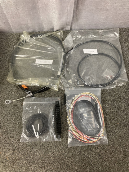 NEW GENUINE DRAG SPECIALITIES 0610-1379 BL VINYL HANDLEBAR CABLE/BRAKE LINE KIT