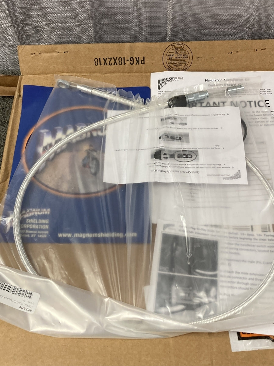 NEW GENUINE DRAG SPECIALITIES 0662-1023/3871141 MAGNUM CONTROL CABLE KIT