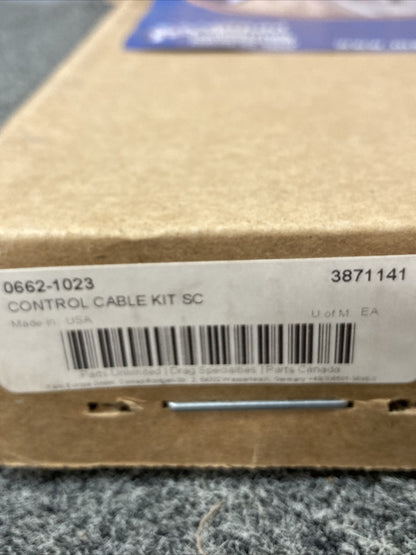 NEW GENUINE DRAG SPECIALITIES 0662-1023/3871141 MAGNUM CONTROL CABLE KIT
