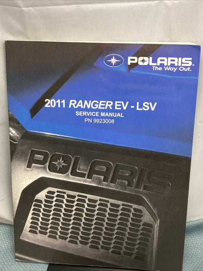 NEW GENUINE POLARIS 9923008 RANGER EV-LSV SERVICE MANUAL 2011