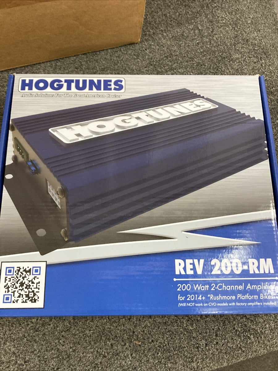 NEW HOGTUNES 4405-0376 200 WATT AMP/SPEAKER KIT ROAD GLIDE 2015+