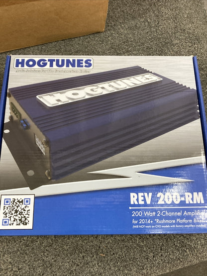 NEW HOGTUNES 4405-0376 200 WATT AMP/SPEAKER KIT ROAD GLIDE 2015+