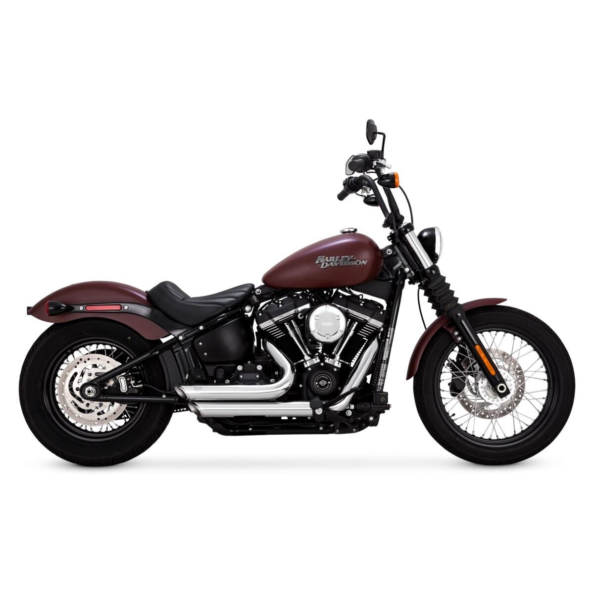 NEW VANCE AND HINES 17233/1800-2236 SHORTSHOTS STAGGERED EXHAUST SOFTAIL 2018-23