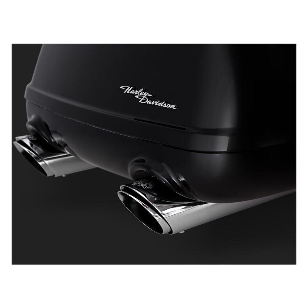 NEW VANCE AND HINES 16796/1801-1232 4" ROUND TWIN SLASH SLIP-ON MUFFLERS 2017-23