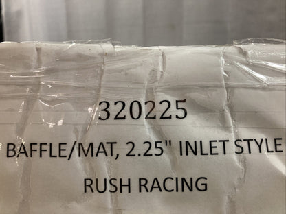 NEW RUSH 320225 BAFFLE MAT 2.25" INLET STYLE