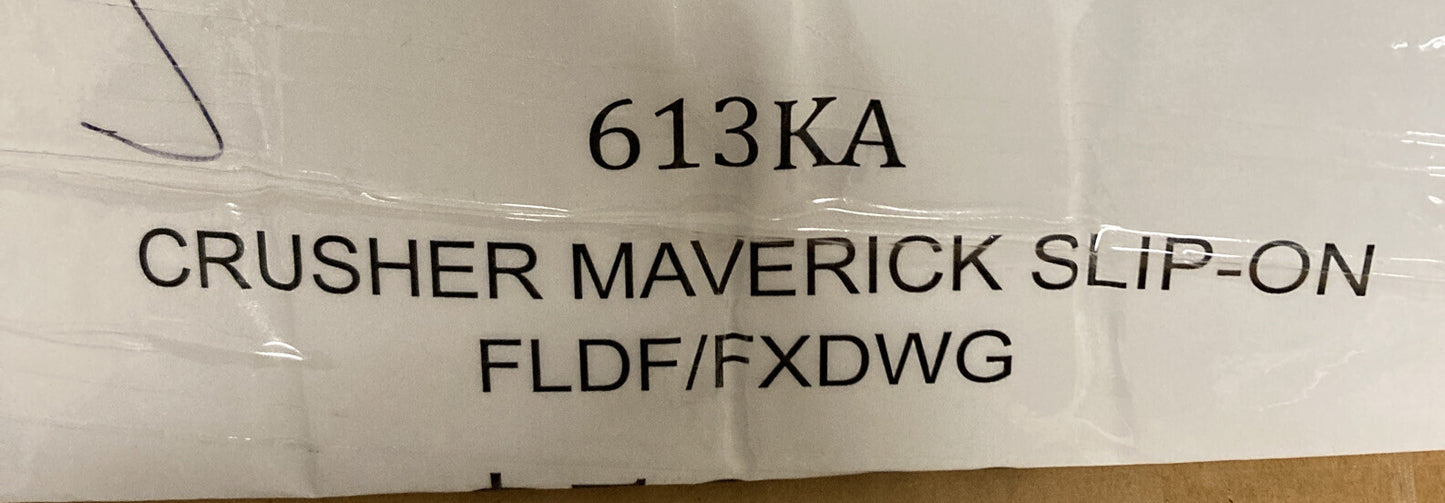 NEW CRUSHER MAVERICK 613KA TRUE DUALS HEADPIPES SYSTEMS 1802-0392 CHROME