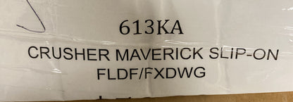 NEW CRUSHER MAVERICK 613KA TRUE DUALS HEADPIPES SYSTEMS 1802-0392 CHROME