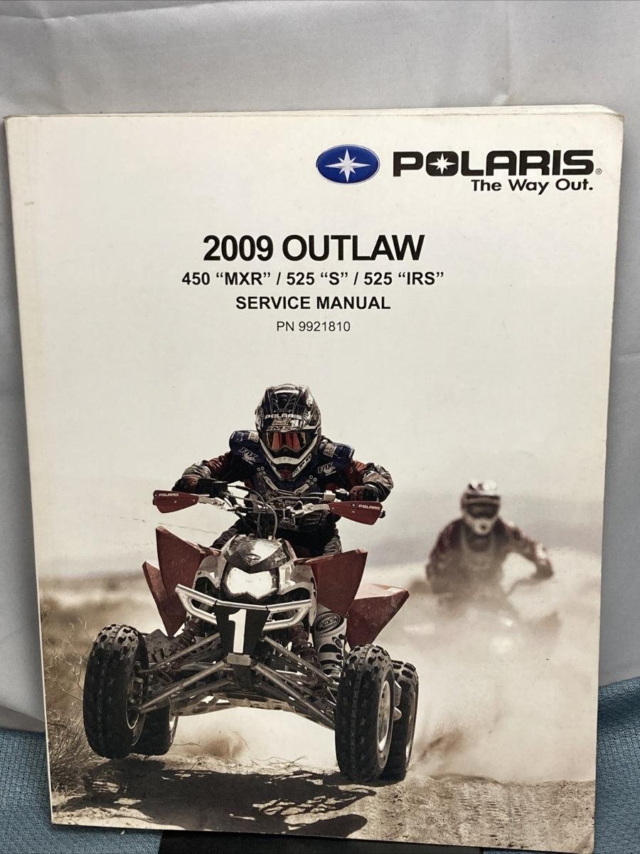 NEW GENUINE POLARIS 9921810 OUTLAW SERVICE MANUAL 2009