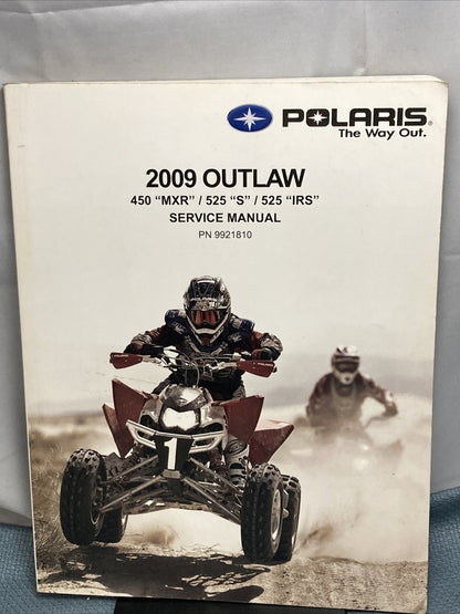 NEW GENUINE POLARIS 9921810 OUTLAW SERVICE MANUAL 2009