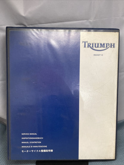 NEW TRIUMPH T3852294 ROCKET III SERVICE MANUAL ISSUE 1, 05.2004