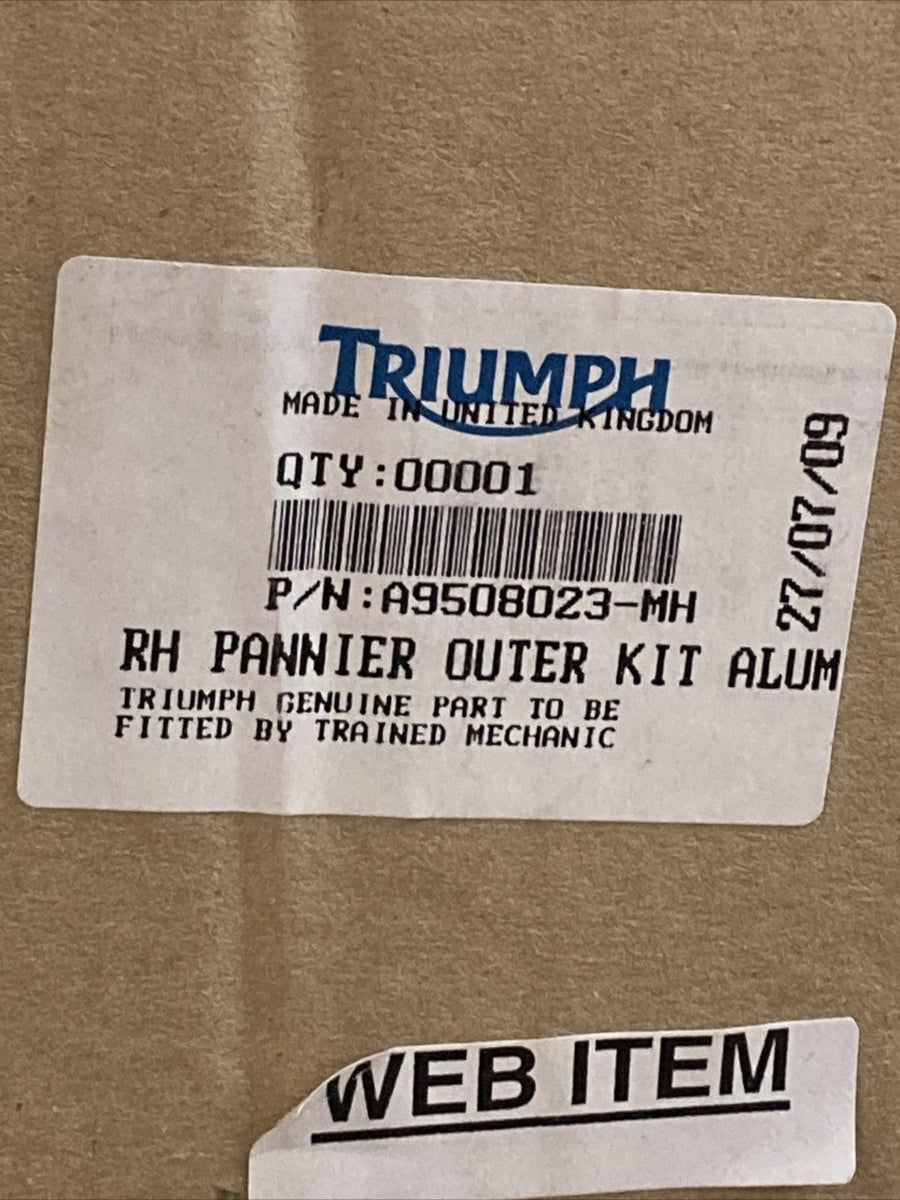NEW TRIUMPH A9508023-MH RH PANIER OUTER KIT ALUMINUM