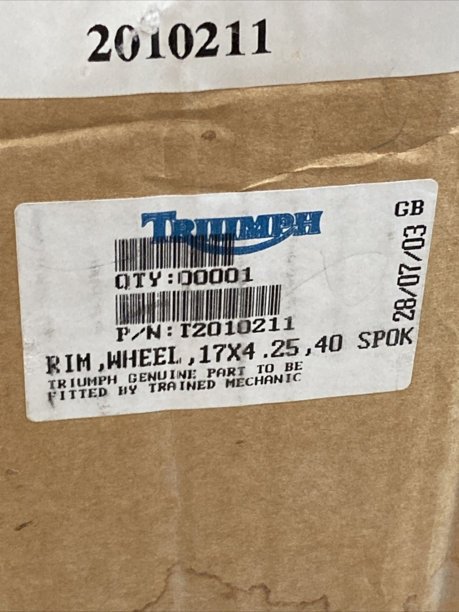 NEW VICTORY/TRIUMPH T2010211 STEEL WHEEL RIM FITS THUNDERBIRD 1998-2003