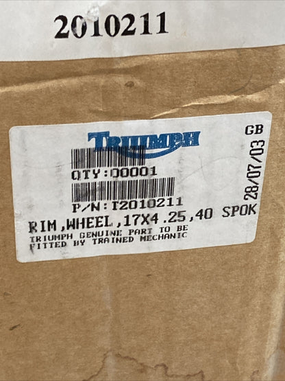 NEW VICTORY/TRIUMPH T2010211 STEEL WHEEL RIM FITS THUNDERBIRD 1998-2003