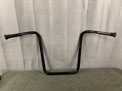 NEW Drag Specialties 0601-1025 1in. Ape Hanger Handlebar, 16in. Black