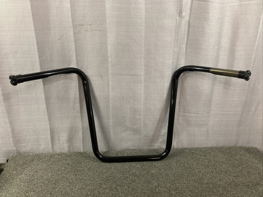 NEW Drag Specialties 0601-1025 1in. Ape Hanger Handlebar, 16in. Black