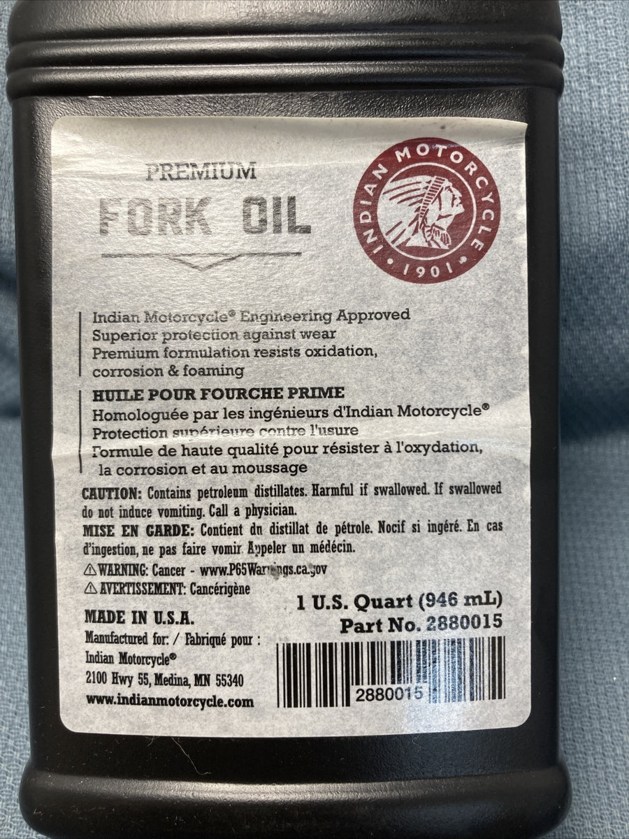 NEW GENUINE POLARIS/INDIAN 2884244 Motorcycle Fork Oil