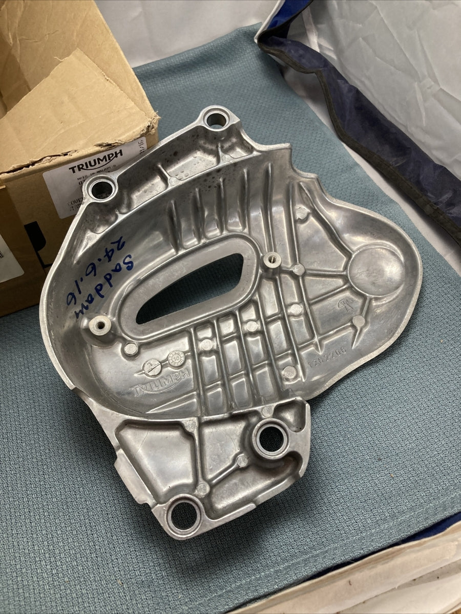 NEW GENUINE VICTORY/TRIUMPH T1262206 SPROCKET COVER, BRUSHED