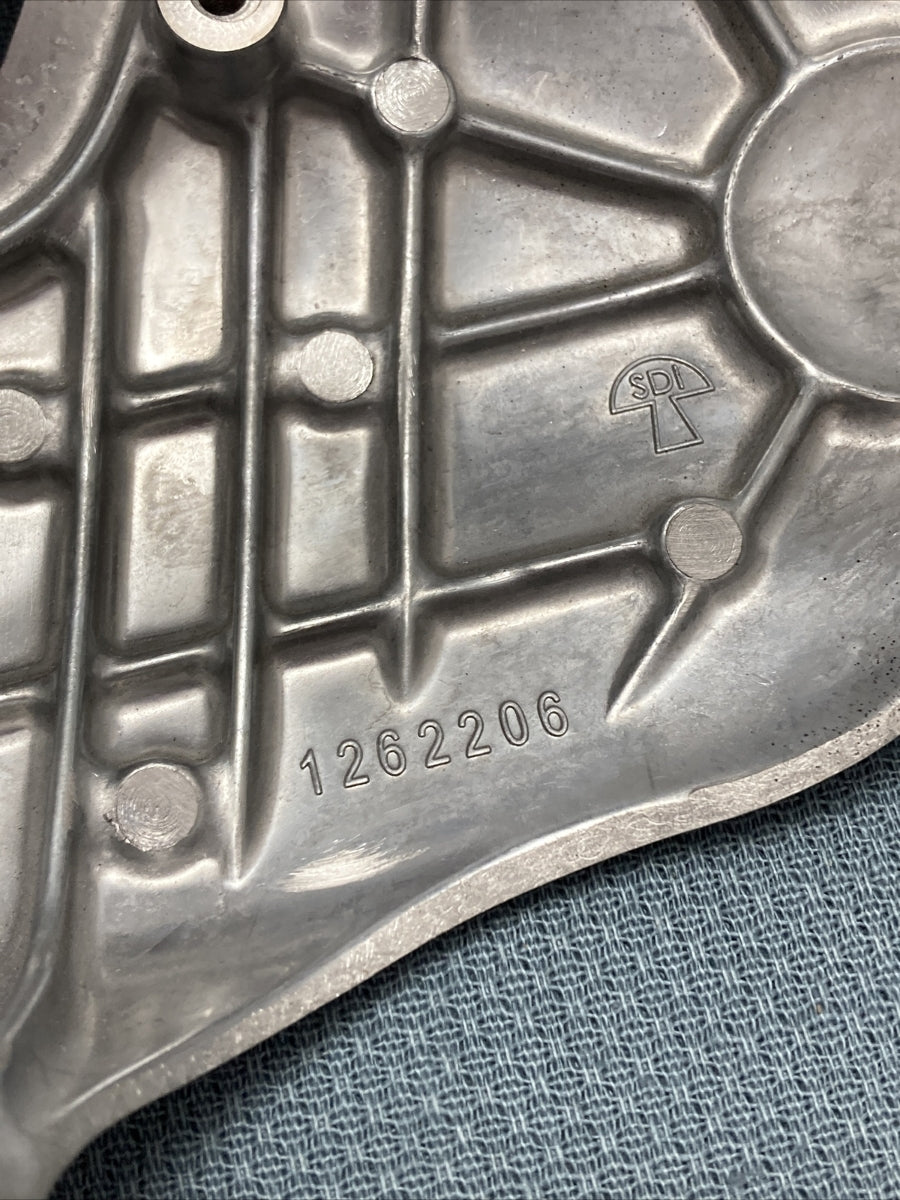 NEW GENUINE VICTORY/TRIUMPH T1262206 SPROCKET COVER, BRUSHED