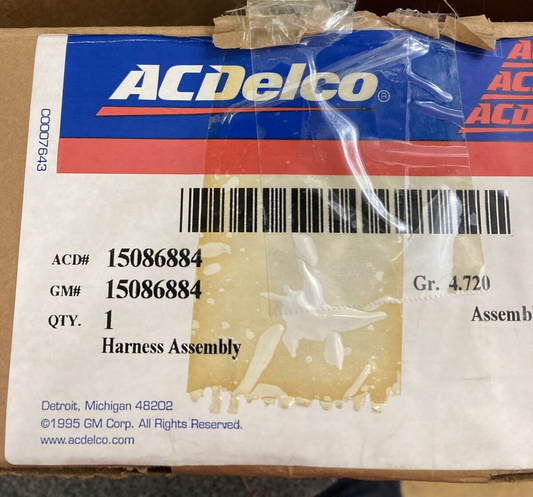 NEW ACDELCO/GM 15086884 HARNESS ASSEMBLY, ELECTRONIC BRAKE CONTROL GR 4.720